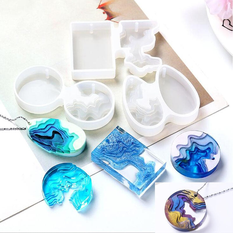 Silicone Jewelry Necklace Pendant Resin Mold Wave – Phoenix